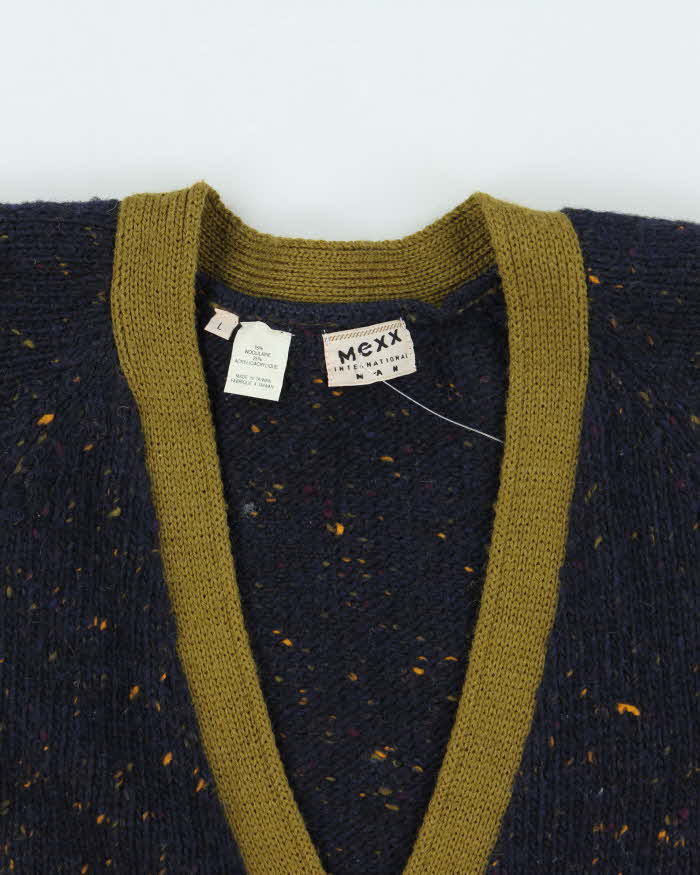 Vintage Mexx Chunky Wool Blend Button Up Cardigan - L