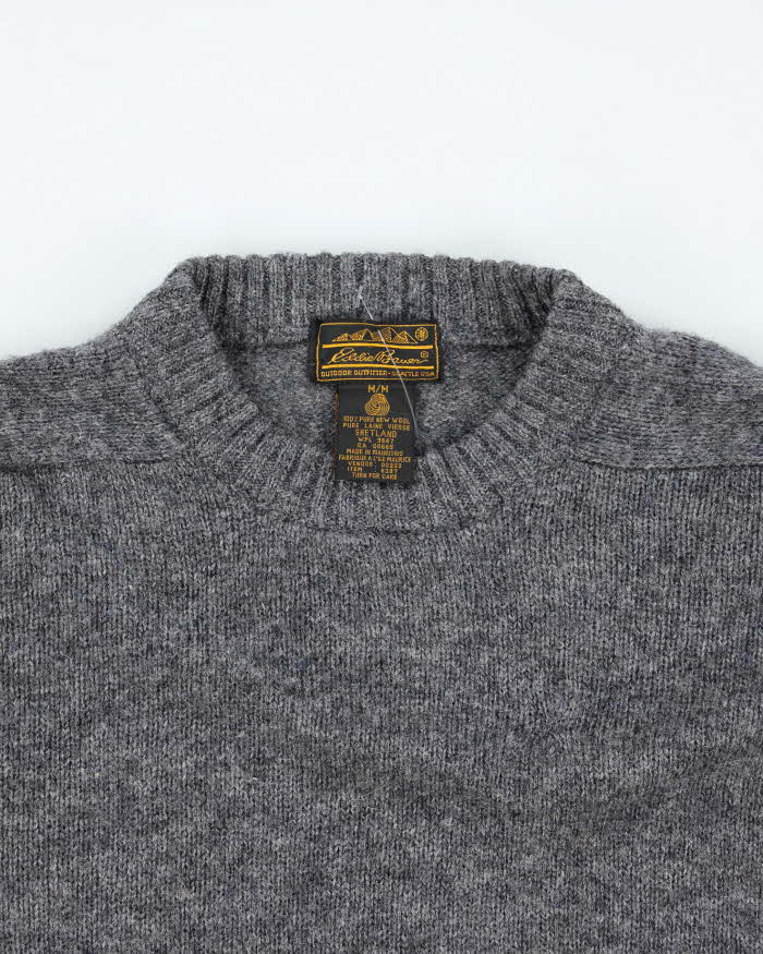 Vintage Eddie Buaer Wool Grey Jumper - M