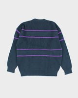 Vintage 90's Fila Striped Chunky Knit Jumper - XXL