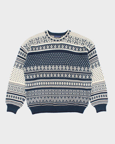 Vintage Northern Isle Wool Blend Knit Jumper - XL