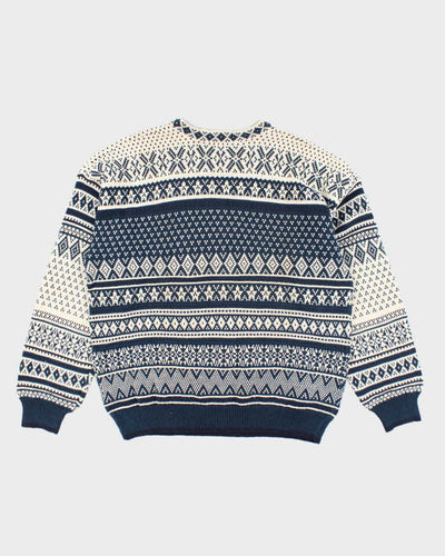 Vintage Northern Isle Wool Blend Knit Jumper - XL