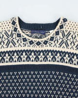 Vintage Northern Isle Wool Blend Knit Jumper - XL