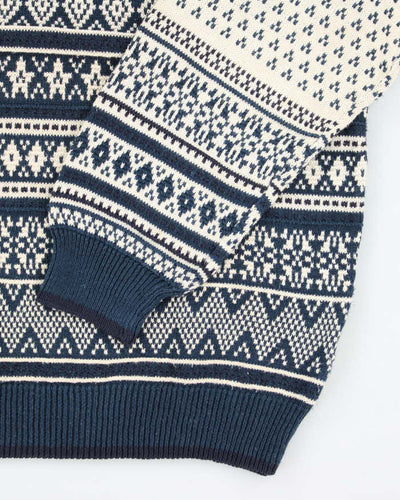 Vintage Northern Isle Wool Blend Knit Jumper - XL