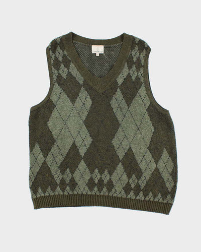 Vintage London Fog Wool Blend Tank Knit - L