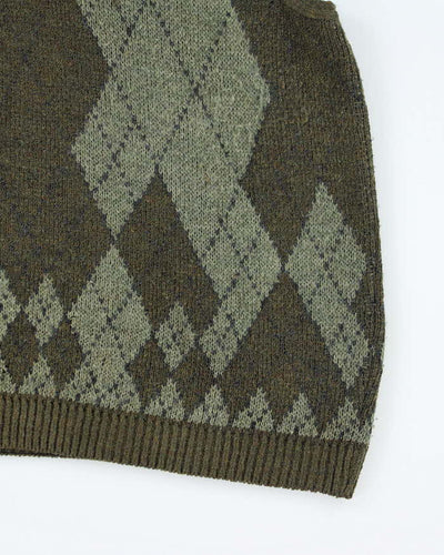 Vintage London Fog Wool Blend Tank Knit - L