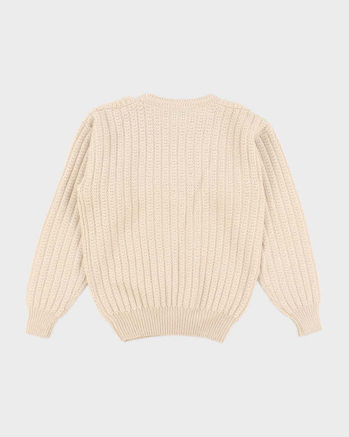 Vintage Yves Saint Laurent Wool Chunky Knit Jumper - S
