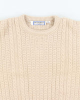Vintage Yves Saint Laurent Wool Chunky Knit Jumper - S