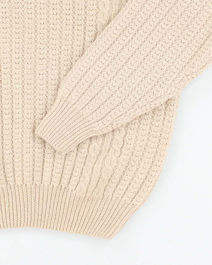 Vintage Yves Saint Laurent Wool Chunky Knit Jumper - S