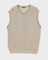 Vintage 2000's Casa Moda Patterned Tank Knit Jumper - L