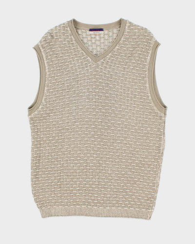 Vintage 2000's Casa Moda Patterned Tank Knit Jumper - L