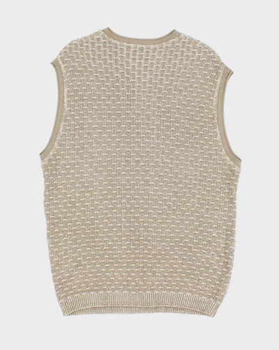Vintage 2000's Casa Moda Patterned Tank Knit Jumper - L