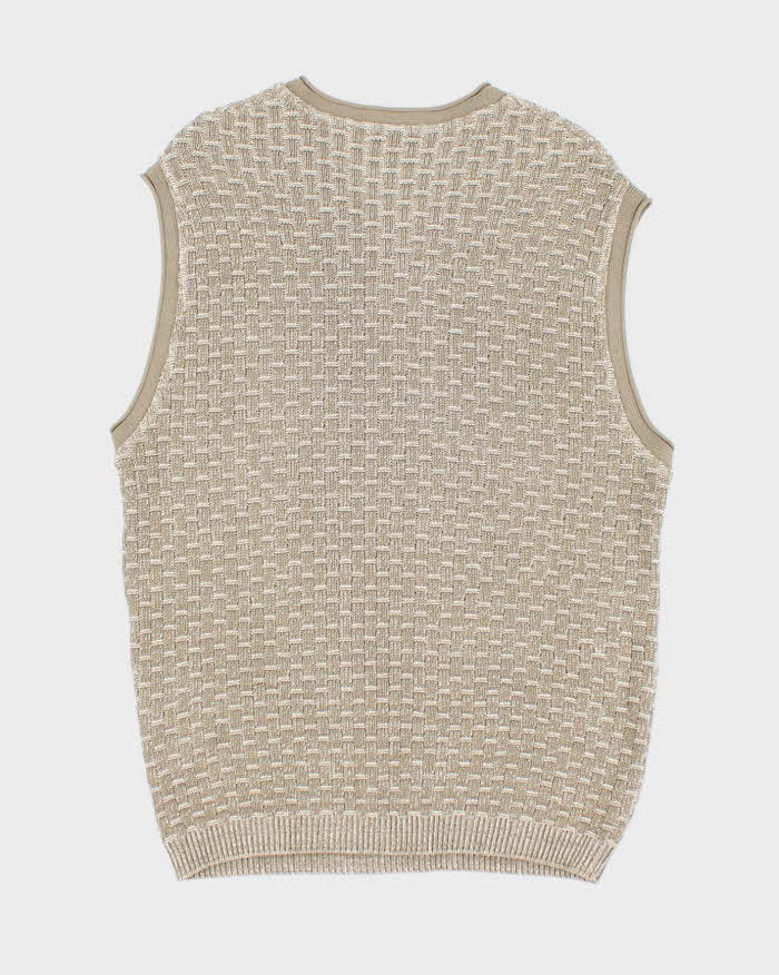 Vintage 2000's Casa Moda Patterned Tank Knit Jumper - L