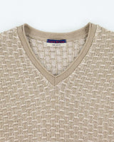 Vintage 2000's Casa Moda Patterned Tank Knit Jumper - L