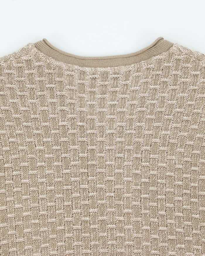 Vintage 2000's Casa Moda Patterned Tank Knit Jumper - L