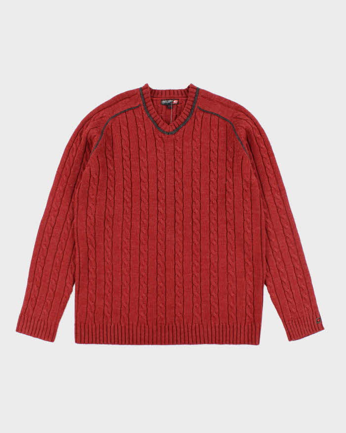 Vintage Point Zero Heavyweight Chunky Knit Jumper - L