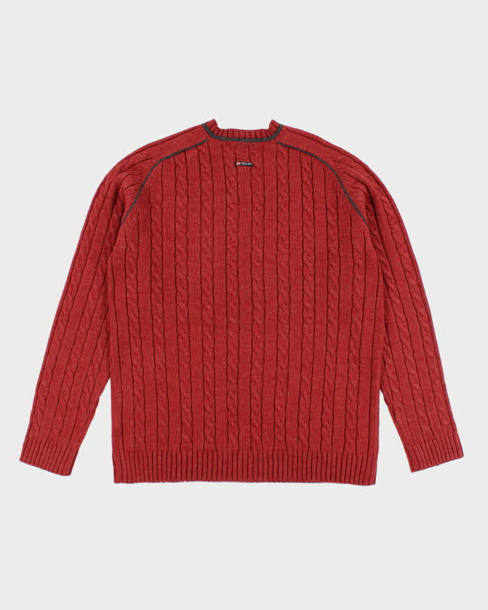 Vintage Point Zero Heavyweight Chunky Knit Jumper - L