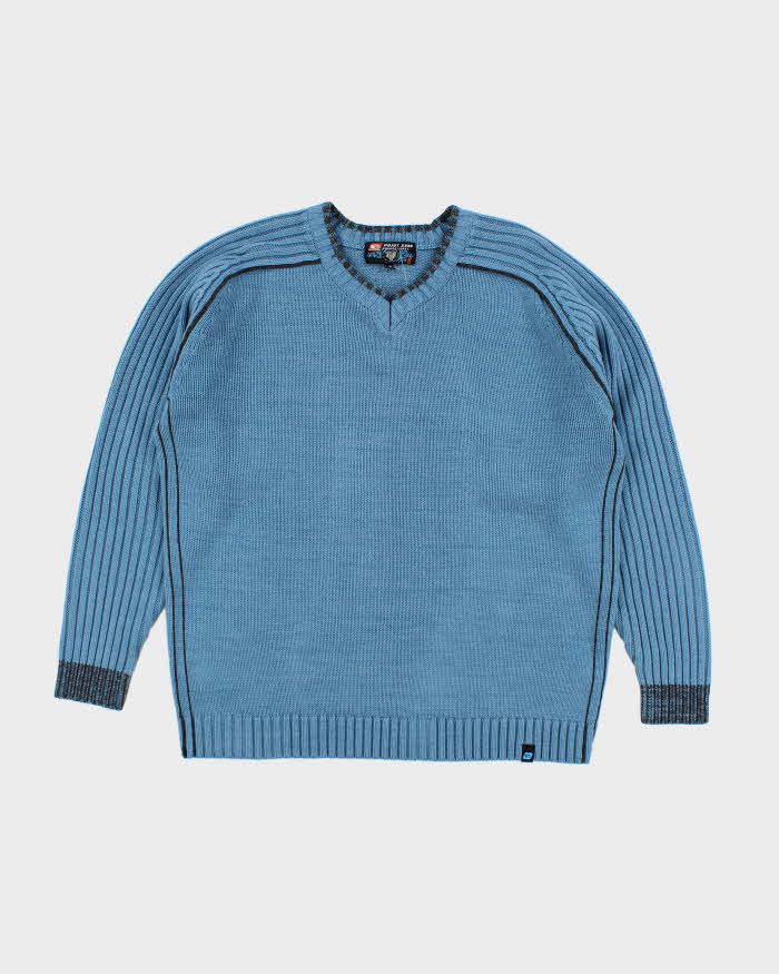 Vintage Point Zero Chunky Knit Jumper - L