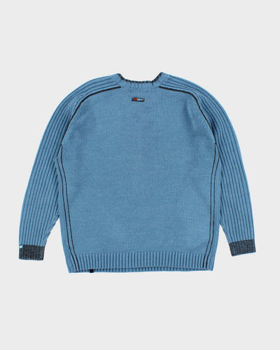 Vintage Point Zero Chunky Knit Jumper - L