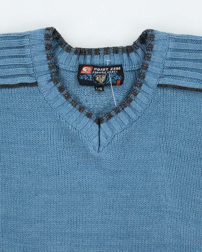 Vintage Point Zero Chunky Knit Jumper - L