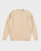 Vintage 90's Giordano Pure Wool V-Neck Chunky Knit - L