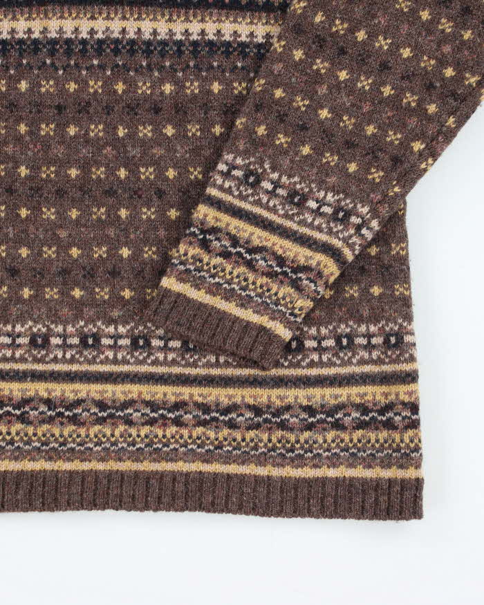 Vintage Point Zero Wool Collard Jumper  - S
