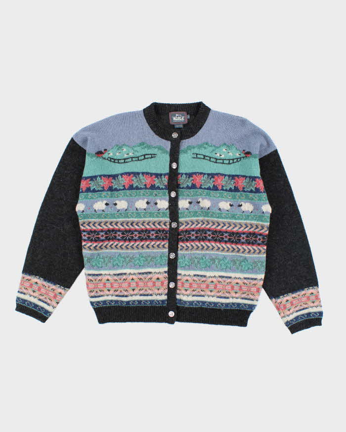 Vintage 90s Woolrich Wool Cardigan - L