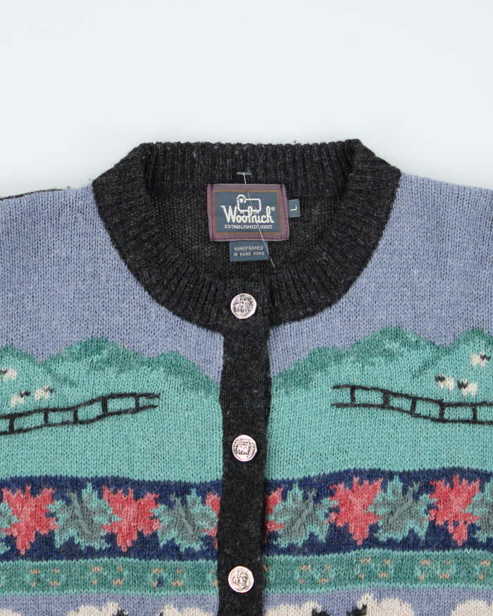 Vintage 90s Woolrich Wool Cardigan - L
