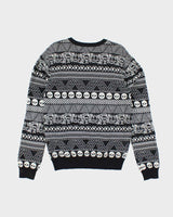 Vintage Y2k 00s Buffalo Wool Blend Skull Jumper - M