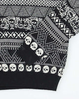 Vintage Y2k 00s Buffalo Wool Blend Skull Jumper - M