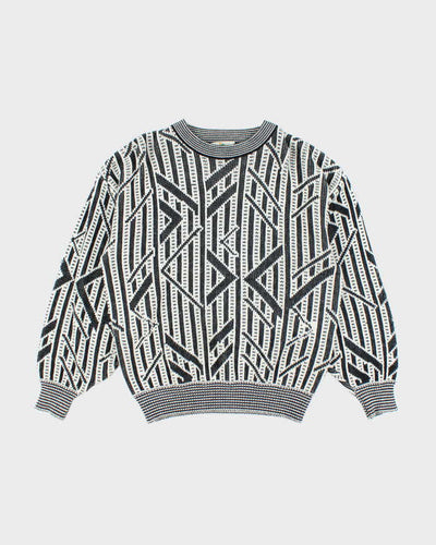 Vintage Cypress Pattern Knit Jumper - M