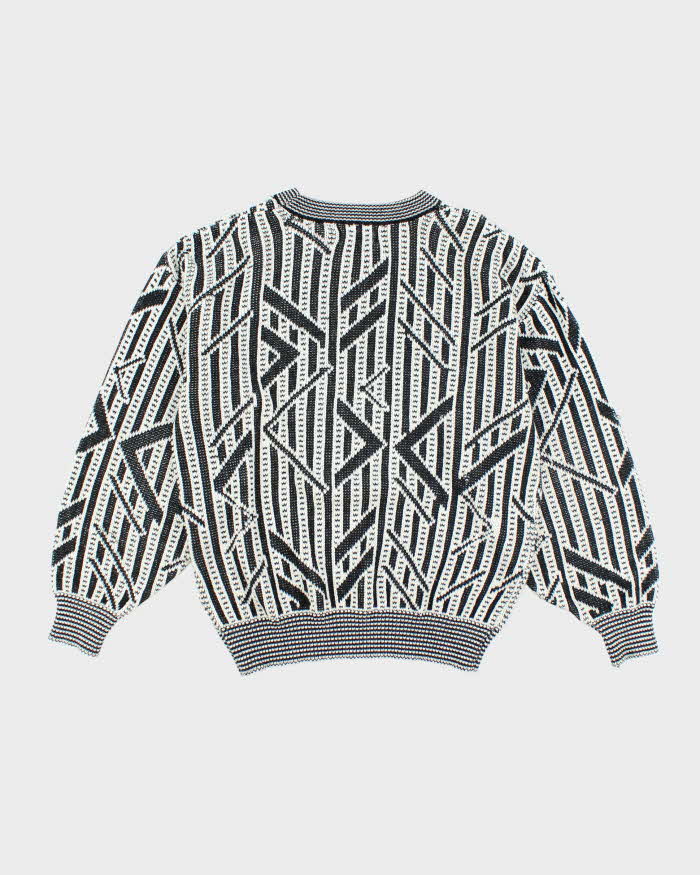 Vintage Cypress Pattern Knit Jumper - M
