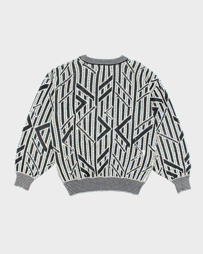 Vintage Cypress Pattern Knit Jumper - M