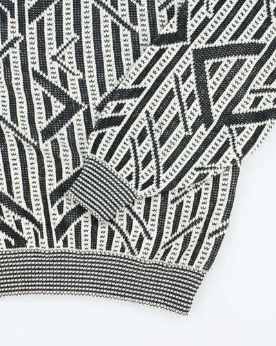 Vintage Cypress Pattern Knit Jumper - M