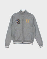 Vintage 2000's Tommy Hilfiger Embroidered Zip Up Chunky Knit Jumper - S