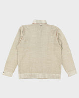Vintage 2000's Point Zero Quarter Zip Chunky Knit Jumper - M