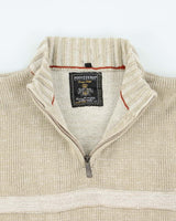 Vintage 2000's Point Zero Quarter Zip Chunky Knit Jumper - M