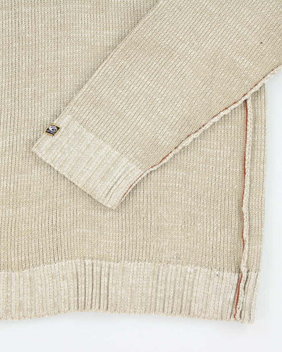 Vintage 2000's Point Zero Quarter Zip Chunky Knit Jumper - M