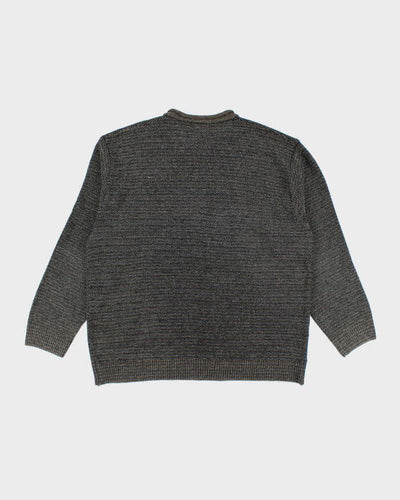 Vintage 90's Pierre Cardin Chunky V-Neck Jumper - XL