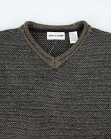 Vintage 90's Pierre Cardin Chunky V-Neck Jumper - XL