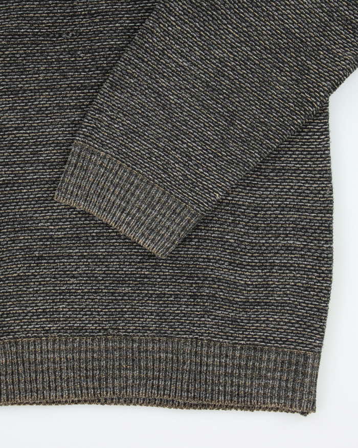 Vintage 90's Pierre Cardin Chunky V-Neck Jumper - XL