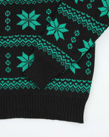 Vintage 70's Sears Patterned Chunky Knit Jumper - L