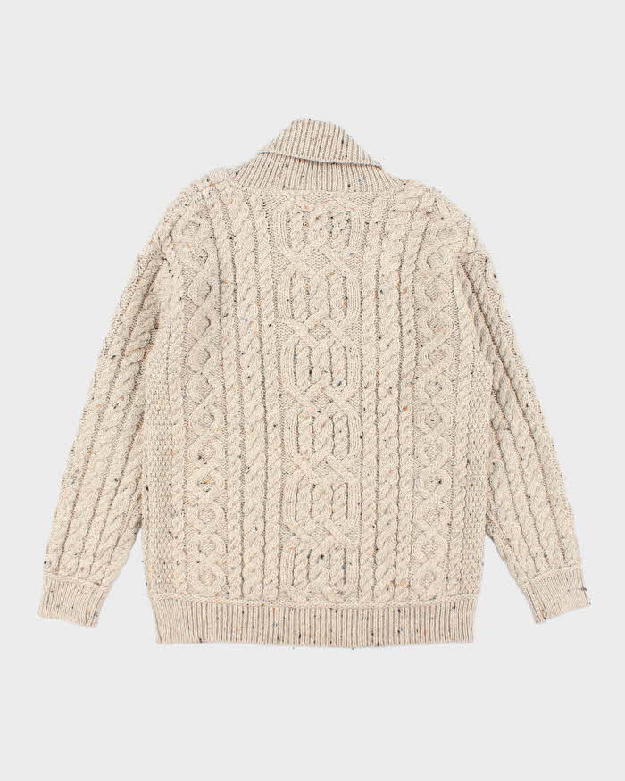 Vintage Aran Mor Merino Wool Chunky Knit Jumper - M
