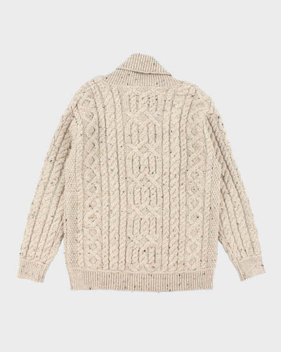 Vintage Aran Mor Merino Wool Chunky Knit Jumper - M