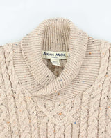 Vintage Aran Mor Merino Wool Chunky Knit Jumper - M
