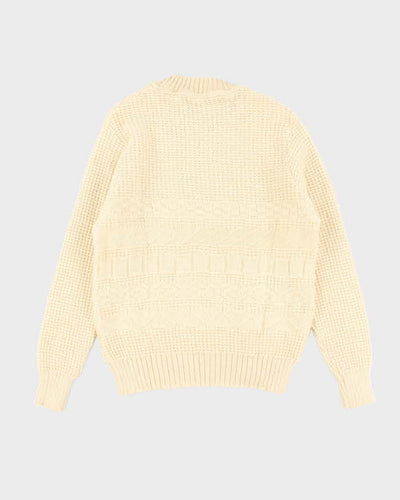 Vintage Nordvyk Wool Chunky Knit Jumper - XL