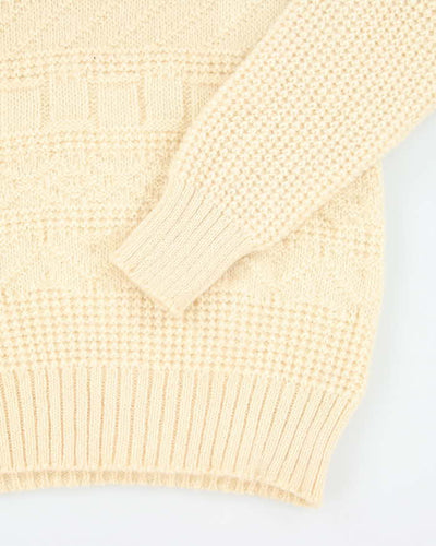 Vintage Nordvyk Wool Chunky Knit Jumper - XL