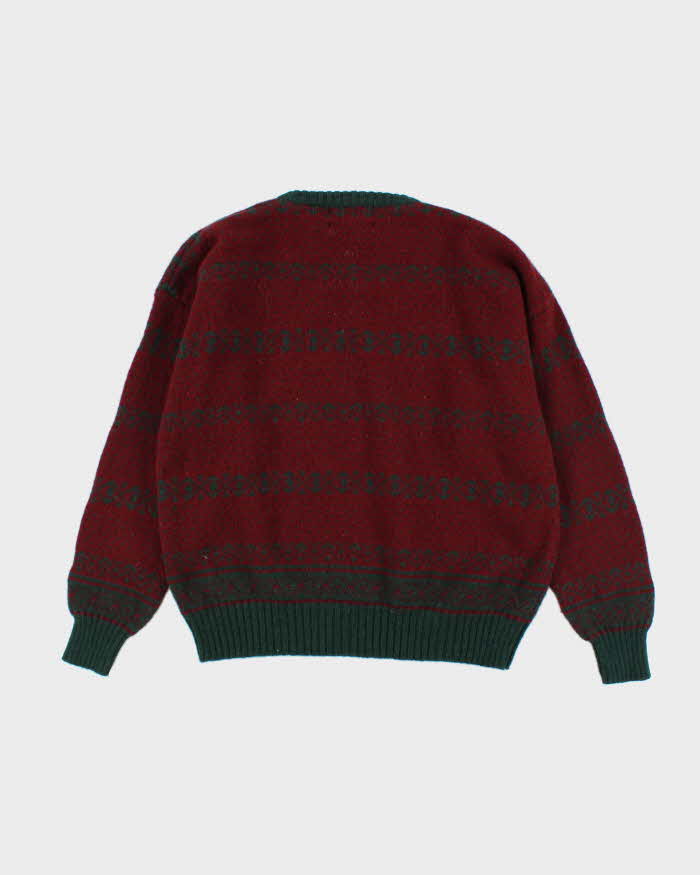Vintage H Leishman Wool Chunky Wool Jumper - XL