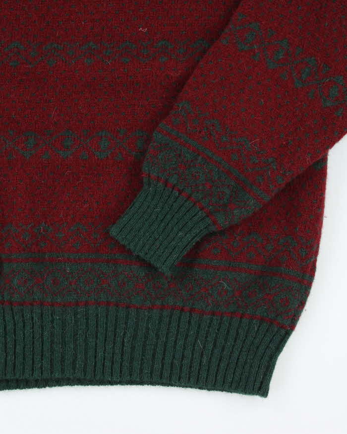Vintage H Leishman Wool Chunky Wool Jumper - XL