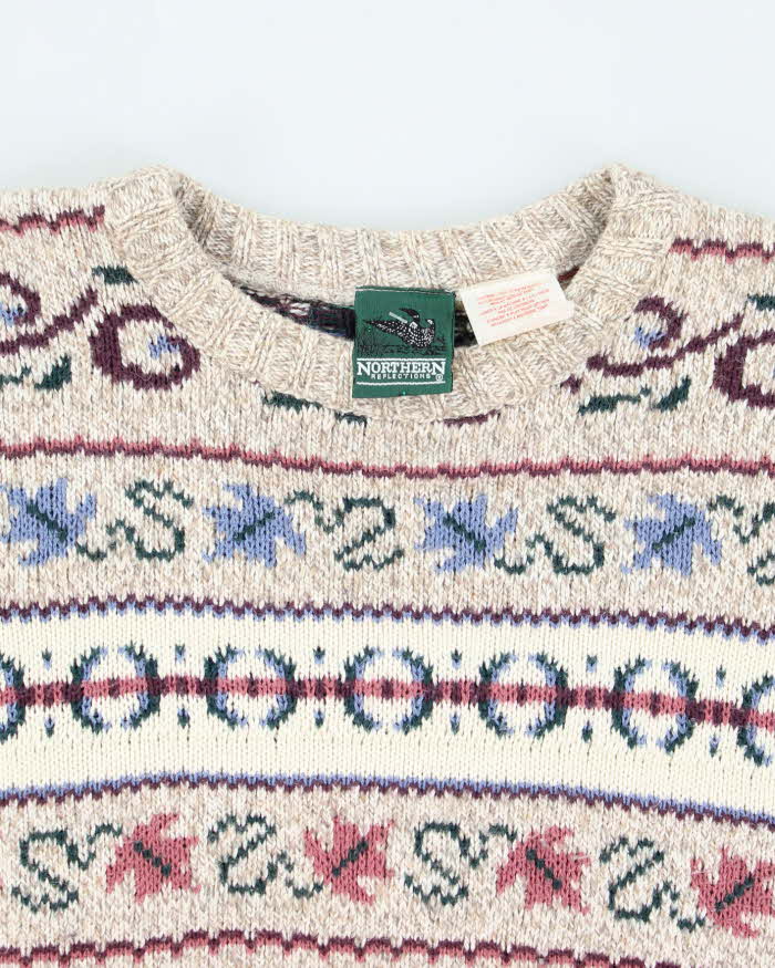 Vintage 90s Northern Reflections Wool Blend Jumper - M