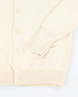 Vintage Lacoste Varsity Cotton &amp; Wool Blend Cardigan - L